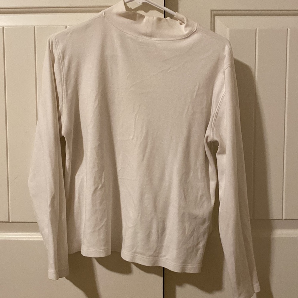 White mock turtle neck - Picture 3 of 4